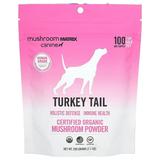 Mushroom Matrix Canine Turkey Tail Certified Organic Mushroom Powder For 50 lb Pet For Dogs and Cats 7.1 oz (200 g)