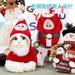 Christmas Costumes Pet Dog Cat Clothes Plush Warm Santa Claus hoodie