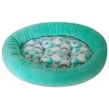 YUHAOTIN Dog Warm Pet Kennel Pet Mat Non Slip Bottom Pet Winter Warm Mat Cat Kennel Dog Kennel Pet Kennel Padded Thickened Round Flower Cat Kennel Dog Kennel Dog Kennel Outdoor Round Dog Bed