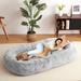Danolapsi Giant Dog Bed for Men and Women 75 x48 x14 - Washable & Plush Dog Bed for People Large Human Dog Bed Human Dog Bed for People Adults and Pets Human Size Dog Bed for People