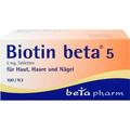 betapharm - BIOTIN BETA 5 Tabletten Schöne Haare