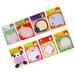 8Pcs Cartoon Memo Notepads Tear-off Note Pads Adhesive Notepads Sticky Tabs Note Taking Notepads