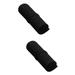 2pcs Portable Canvas Pen Bag Large Capacity Rolling Pencil Case Roll Pencil Holder Pen Pouch Storage Organizer (36 Slots-Black)