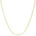 Royal Chain 24 in. 10K Yellow Gold 2.5 mm Paperclip Link Chain with Pear Shaped Lobster Clasp