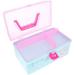 Toy Storage Box Handheld Kids Toys Organizer Lidded Children Paintbrush Box