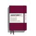 LEUCHTTURM1917 - Medium A5 Ruled Hardcover Notebook (Port Red) - 251 Numbered Pages