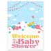 InkdotpotBoy Girl Baby Shower Party Collection WelcomeSignFor Baby Shower Candy ThemePack of 1 - 18 x12 inches