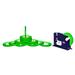PSBM Bag Sealing Tape + Dispenser Kit Green 3/8 Inch x 180 Yards 6 Tape Rolls + 1 Dispenser 2.3 Mil Colored Sealer Tape for Dispenser Refill Bags bags Produce Wrapping Freezer