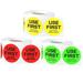 3 rolls of Inventory Control Labels Use First Labels Disposable Food Labels