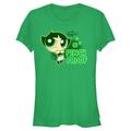 Women's Mad Engine Kelly Green The Powerpuff Girls Pinch Proof St. Paddy's Day Graphic T-Shirt