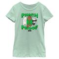 Girl's Mad Engine Mint We Bare Bears Pinch Proof St. Paddy's Day Graphic T-Shirt