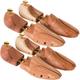 TecTake Shoe Tree 2 Pairs, Luxury Cedar Wood 39-41 - Brown