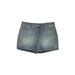 SONOMA life + style Denim Shorts: Blue Print Bottoms - Women's Size 14 - Sandwash