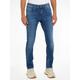 Slim-fit-Jeans TOMMY JEANS "SCANTON SLIM" Gr. 32, Länge 30, blau (denim medium blue) Herren Jeans Slim Fit