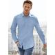 Langarmhemd JOHN DEVIN Gr. M (39/40), N-Gr, blau (hellblau) Herren Hemden Langarm