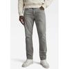 Straight-Jeans G-STAR "Mosa Straight", Herren, Gr. 33, Länge 32, grau (faded moonstone), Denim/Jeans, Obermaterial: 99% Baumwolle, 1% Elasthan, casual, straight fit, Jeans, mit hellen Nähten