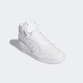Sneaker ADIDAS ORIGINALS "FORUM MID" Gr. 43, weiß (cloud white, crystal cloud white) Schuhe Sneaker