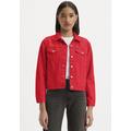 Jeansjacke LEVI'S "Original Trucker" Gr. XS (34), rot (script red trucker) Damen Jacken Jeansjacken