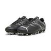 Fußballschuh PUMA "ATTACANTO FG/AG", Gr. 42,5, schwarz (puma schwarz, silber mist), Synthetik, sportlich, Schuhe