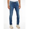 Slim-fit-Jeans TOMMY JEANS "SCANTON SLIM" Gr. 30, Länge 32, blau (denim medium blue) Herren Jeans Slim Fit