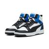 Sneaker PUMA "REBOUND V6", Gr. 45, bunt (puma schwarz, puma weiß, puma team royal), sportlich, Schuhe