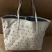 Coach Bags | Coach Leather Shoulder Bag City Tote Perforated Butterfly F59345 Beechwood Tan | Color: Cream/Tan | Size: Os