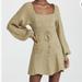 Free People Dresses | Free People Emmaline Back Cutout Knit Sweater Dress | Color: Green | Size: Xs