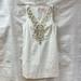 Lilly Pulitzer Dresses | Lilly Pulitzer Women’s Gabby Beaded Shift Dress Resort White Size 8 | Color: White | Size: 8