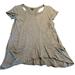 Anthropologie Tops | Left Of Center Gray Short Sleeve Scoop Neck Top Size Small | Color: Gray | Size: S