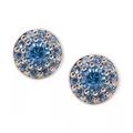 Kate Spade Jewelry | Kate Spade Something Sparkly Blue Crystal Stud Earrings | Color: Blue/Silver | Size: Os