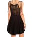 Free People Dresses | Free People Crochet Mini Dress | Color: Black | Size: Xs