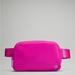 Lululemon Athletica Bags | Lululemon Everywhere Belt Bag Sonic Pink (Barbie Pink Hot Pink) 1l Brand New Nwt | Color: Pink/Silver | Size: Os