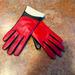 Kate Spade Accessories | Kate Spade Leather Gloves With Cashmere Lining Size Small. | Color: Black/Red | Size: Os