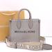 Michael Kors Bags | Michael Kors Mk Mirella Extra-Small Logo Xs Shopper Xbody Leather Crossbody Nwt | Color: Gray/Silver | Size: Xsmall 7.25”W X 5.75”H X 2”D