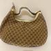 Gucci Bags | Gucci Canvas Monogram Shoulder Bag W/Gold Hardware Authentic 100% | Color: Brown/Cream | Size: Os