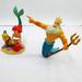 Disney Toys | Disney King Triton And The Little Mermaid Figurines | Color: Green/Red | Size: Osg