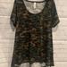 Lularoe Tops | Lularoe Camo Classic Tee Size Medium | Color: Green | Size: M