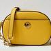 Michael Kors Bags | Michael Kors Women Lady Small Oval Crossbody Leather Handbag Bag Shoulder Purse. | Color: Yellow | Size: Os