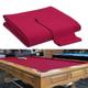 Billiard Cloth Pool Table Felt Solid Color Fast Speed Pool Cloth with 6 Felt Strips for 7' 8' 9' Foot Table Indoor Sports Games Durable Felt Pad Replacement Kit,B,8ft