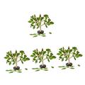 Vaguelly 4 Sets Brain Game Tree Assemble Puzzles 3d Tree Modeling Toys 3d Tree Toys Jigsaw Puzzles for Kids Small Tree Assemble Toys Kids Puzzle Toy Combination Child Leaves Wooden