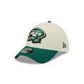 New Era New York Jets NFL 2022 Sideline Chrome White 39Thirty Stretch Cap - M - L