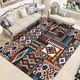 EUYXCRV Bohemian Style Carpet, Crystal Velvet Carpet, Persian Ethnic Style Carpet, Living Room Bedroom Carpet Sofa Cushion 160 x 230 cm