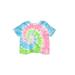 Design History Short Sleeve T-Shirt: Pink Tie-dye Tops - Kids Girl's Size Small