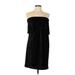 Sanctuary Casual Dress - Party Strapless Sleeveless: Black Solid Dresses - Women's Size Large
