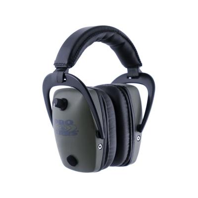 Pro Ears Pro Tac Plus Gold Slim Medium Profile NRR 28 Headset Green GS-PTS Green