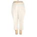 Lands' End Dress Pants - High Rise: Ivory Bottoms - Women's Size 26