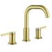 AWZTOO 8 Inch Widespread Bathroom Faucet 3 Hole Bathroom Sink Faucet Double Handle Brass Bathroom Sink Vanity Basin Taps in Yellow | Wayfair