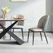 Corrigan Studio® Home modern simple rock plate dining table & chair combination(4 chairs) | 29.1 H x 31.4 W x 62.9 D in | Wayfair