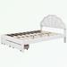 hanada Beds Vegan Leather Platform Storage Bed Metal in White/Black | 45 H x 62.7 W x 84 D in | Wayfair Hada20235602