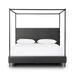 Hokku Designs Janat Standard Bed Upholstered/Metal/Polyester in Gray | 82.25 H x 81.5 W x 85 D in | Wayfair 2E3AA27D1E5241CFAD26A6D3F6EBB5C8